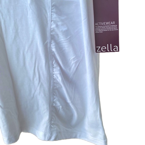 NWT 🤍 Zella Nordstrom Soft Lightweight Zel-Dri Active Ruched Tank Plus-Size 2X - Picture 6 of 17